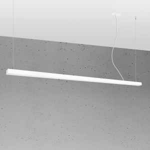 Lustra suspendata LED Pinne Alb 4000K 200x6x150 cm - Img 2