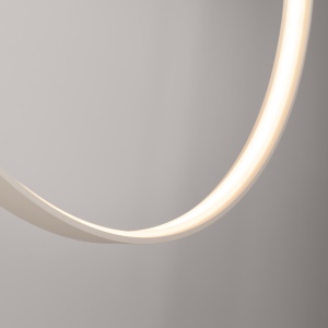Lustra suspendata LED Rio 55 Bej 3000K 55x16x150 cm - Img 7