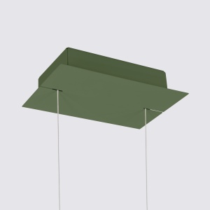 Lustra suspendata LED Rio 78 Olive 3000K 78x16x150 cm - Img 8