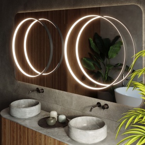 Lustra suspendata LED Rio Negru 4000K 78x16x150 cm - Img 11