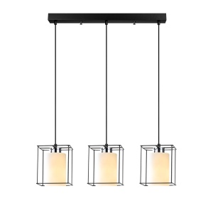 Lustra Swank Negru 65x65x113 cm - Img 2