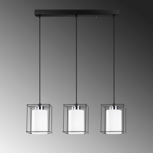 Lustra Swank Negru 65x65x113 cm - Img 4