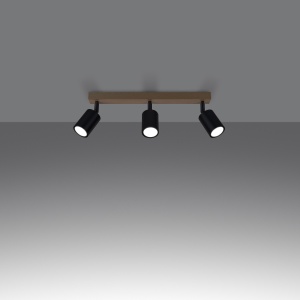 Lustra Verdo Negru 19.5x19.5x117 cm - Img 3