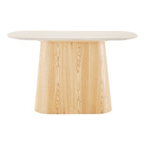 Masa consola Larvik, Bej, 40x130x78 cm - Img 5