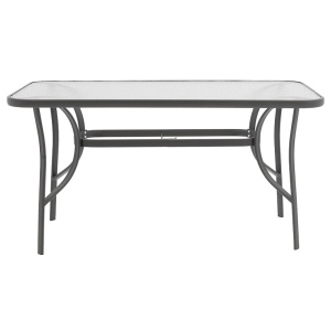 Masă de grădină Ensure Gri 140x80x70 cm - Img 2