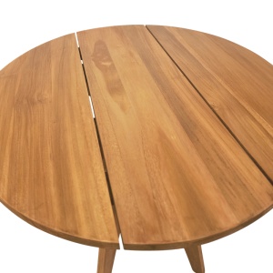 Masa dining Cadrada, Natural, 70x70x76 cm - Img 5