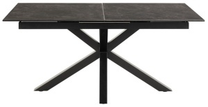 Masa dining Heaven, Negru, 76x210x90 cm - Img 4