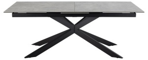 Masa dining Irwine, Gri, 76x240x100 cm - Img 6