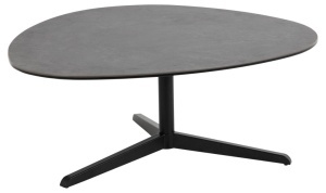 Masuta de cafea Barnsley, Negru, 41x100x95 cm - Img 3