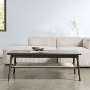 Masuta de cafea BARRALI, Gri, 60x45x120 cm