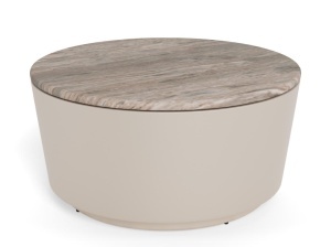 Masuta de cafea Cangas, Gri, 41.5x80x80 cm - Img 3