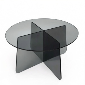 Masuta de cafea Cleary, Antracit, 70x70x45 cm - Img 4