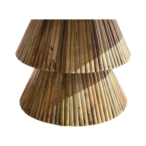 Masuta de cafea, Havai, Natural, 80x80x45 cm - Img 3