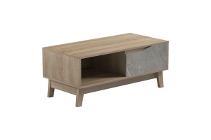 Masuta de Cafea Judas Sonoma Bej marmura90x45x38.5 cm - Img 8