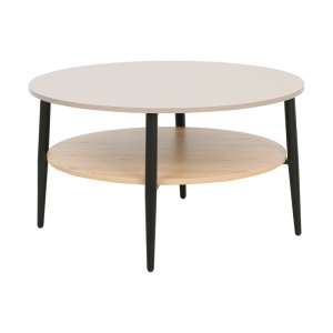 Masuta de cafea, Kody, Taupe, 80x80x45 cm - Img 2