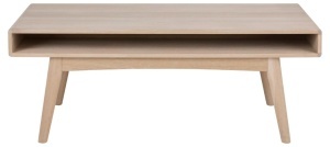 Masuta de cafea Marte, Alb, 50x130x70 cm - Img 3