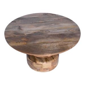 Masuta de cafea, Perlon, Pako, Nuc 80x80x45 cm - Img 3