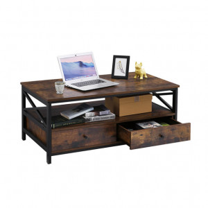 Masuta de Cafea, Vasagle, LCT21BX, 100 x 55 x 47 cm - Img 2
