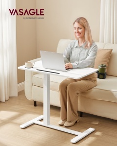 Masuta de laptop Vasagle Alb 80x45x102 cm
