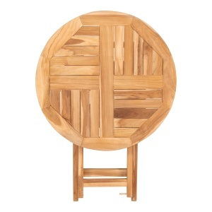 Masuta laterala Oviedo, Natural, 70x70x75 cm - Img 2