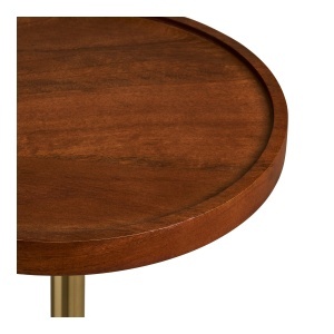 Masuta laterala Sirone, Natural, 30x30x56 cm - Img 2