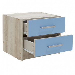 Noptiera Looney Albastru 47.5x40.5x40.5 cm - Img 3