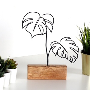 Obiect decorativ M-038 Negru 17x30x3.5 cm - Img 3
