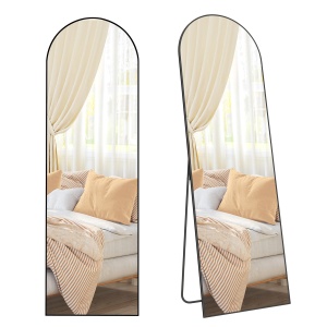 Oglinda de podea Negru Songmics 160x50x1.3 cm - Img 5