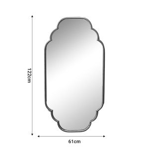Oglinda Farous metal auriu 61x3x122 cm - Img 2