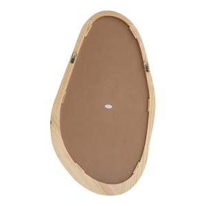 Oglinda ovala Baloa, Pako World, Natural, 44x4x80 cm - Img 4