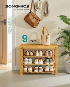 Pantofar Bambou, Natural, 70x28.7x52 cm - Img 2