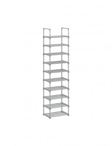 Pantofar, Songmics, 20 perechi, Gri, LSA025G02, 30 x 45 x 174 cm