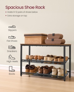 Pantofar Vasagle Maro 28x75x53 cm - Img 3