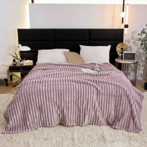 Patura Cocolino Groasa Stripe V14 Lila 200x230 cm - Img 5