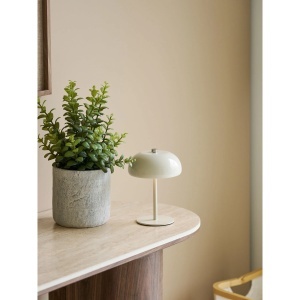 Planta artificiala decorativa Suculenta, Gri, 24x23x33.5 cm - Img 3