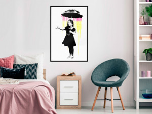 Poster - Banksy: Nola, cu Ramă neagră, 20x30 cm - Img 2