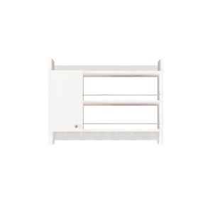 Raft de bucatarie suspendat Knerr Alb 85x15x65 cm - Img 6