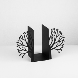 Raft de perete din metal Kitap Negru 44x14x22 cm - Img 4
