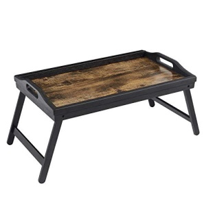 Raft pentru mic dejun, Songmics, Negru, 50x30x26 cm - Img 2