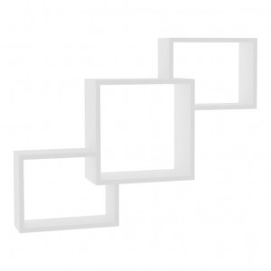 Raft Suspendat Byran, Alb, 98x20x73cm - Img 2