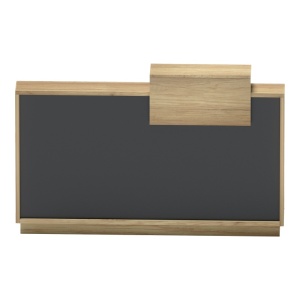 Receptie birou Lotus Natural 160x60x105 cm - Img 3