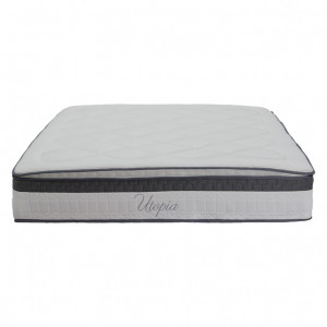 Saltea cu arcuri buzunar Utopia cu strat superior de aloe vera 30-32cm 160x200cm - Img 4