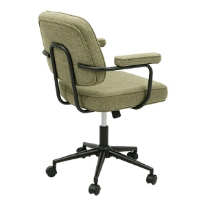 Scaun birou, Leberta, Kaki, 64x63.5x86 cm - Img 3