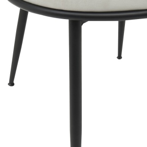 Scaun catifea Alkia Pako World Negru 60x57x68 cm - Img 8