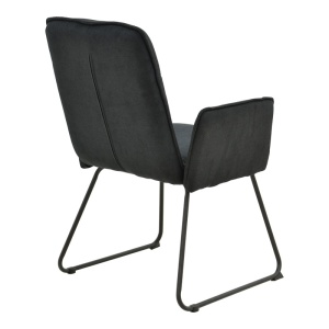 Scaun cu brate Essential Negru 55.5x59x89 cm - Img 2