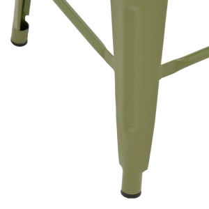 Scaun de bar ajustabil Utopia Verde masliniu 42x42x86 cm - Img 6