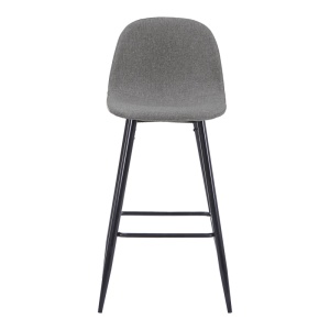 Scaun de bar Bella, Antracit, 41.5x49x108 cm - Img 4