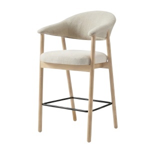 Scaun de bar ELK V2, Nisipiu, 56x104x57 cm