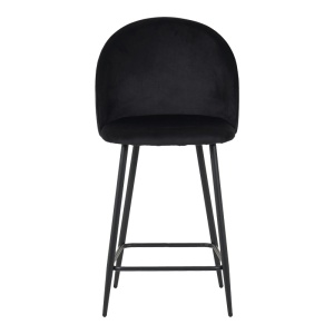 Scaun de bar Perch Negru 50x43x99 cm - Img 4