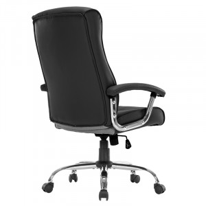 Scaun de birou manager Primrose piele ecologica negru - Img 2